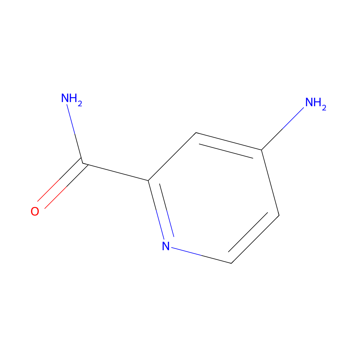 4-Aminopicolinamide molecular structure, CAS 100137-47-1
