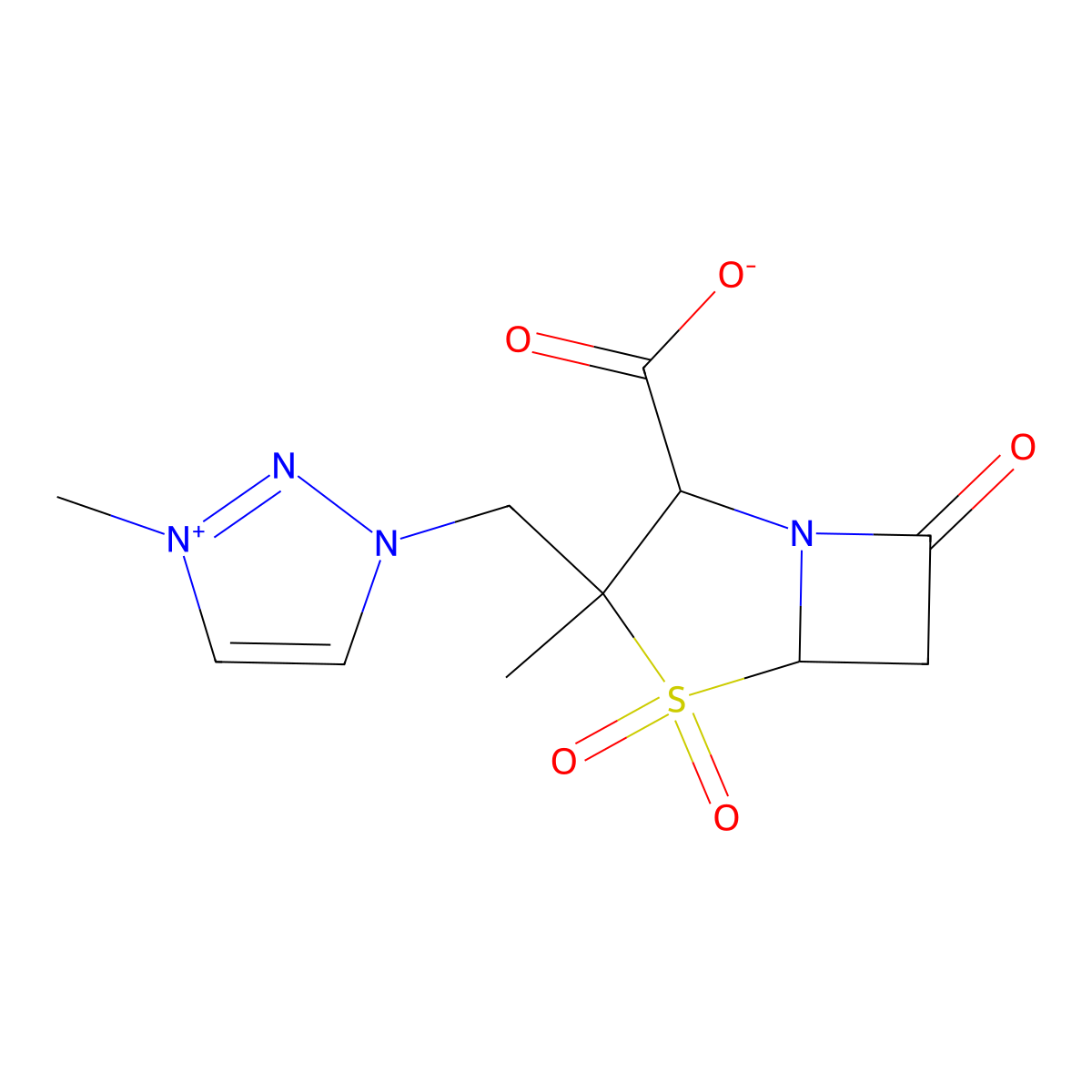 Enmetazobactam molecular structure, CAS 1001404-83-6