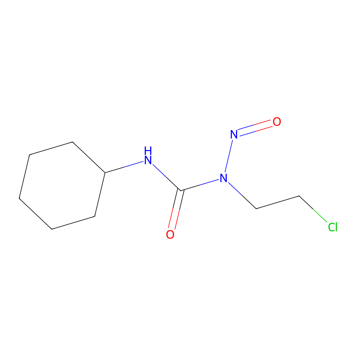 Lomustine molecular structure, CAS 1001567-15-2