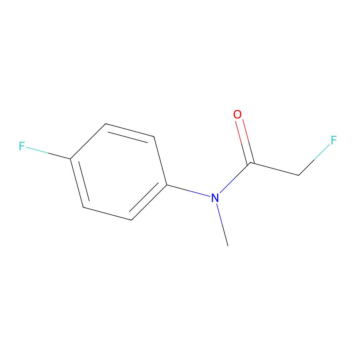 Acetanilide, 2,4'-difluoro-N-methyl- molecular structure, CAS 10016-06-5