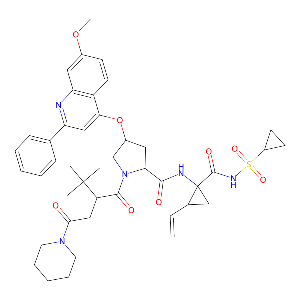 Sovaprevir molecular structure, CAS 1001667-23-7