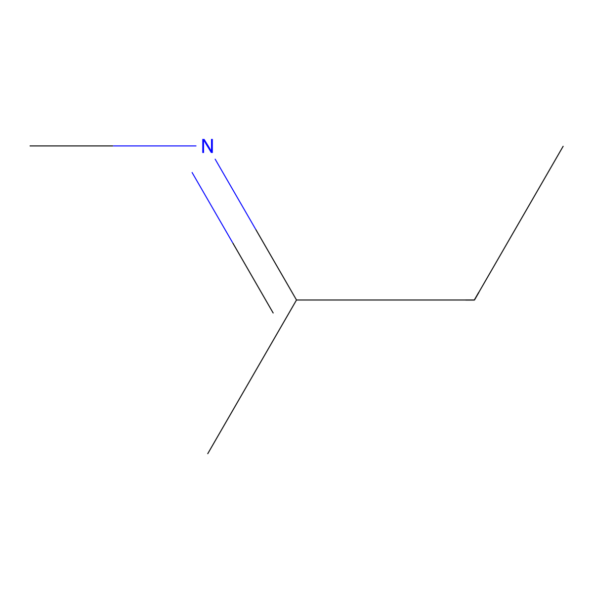 N-(1-Methylpropylidene)methanamine molecular structure, CAS 10017-05-7
