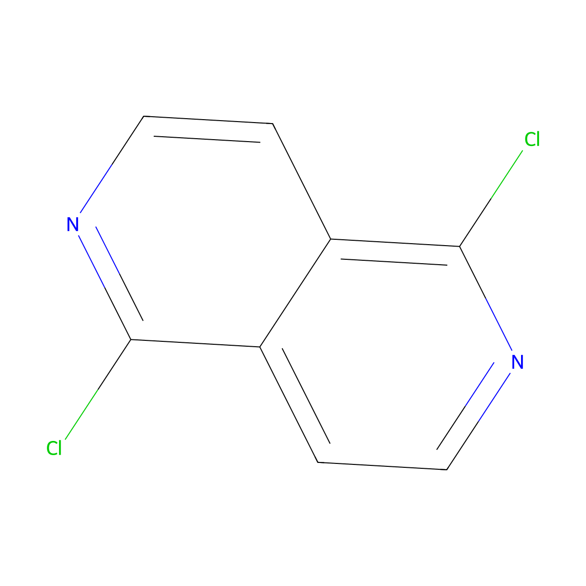 1,5-Dichloro-2,6-naphthyridine molecular structure, CAS 1001753-92-9