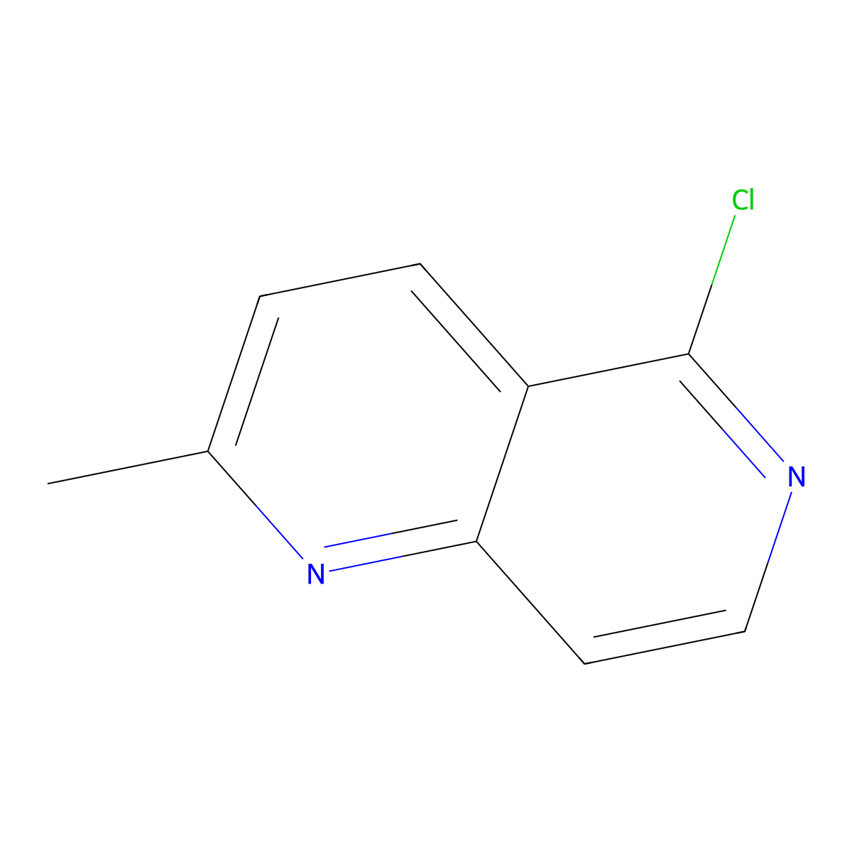 5-Chloro-2-methyl-1,6-naphthyridine molecular structure, CAS 1001754-84-2