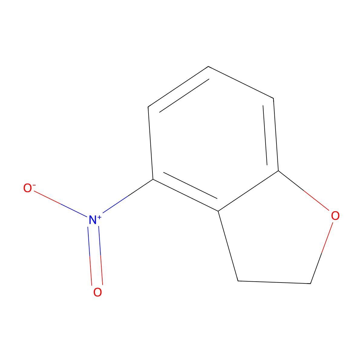 2,3-Dihydro-4-nitrobenzofuran molecular structure, CAS 1001756-96-2