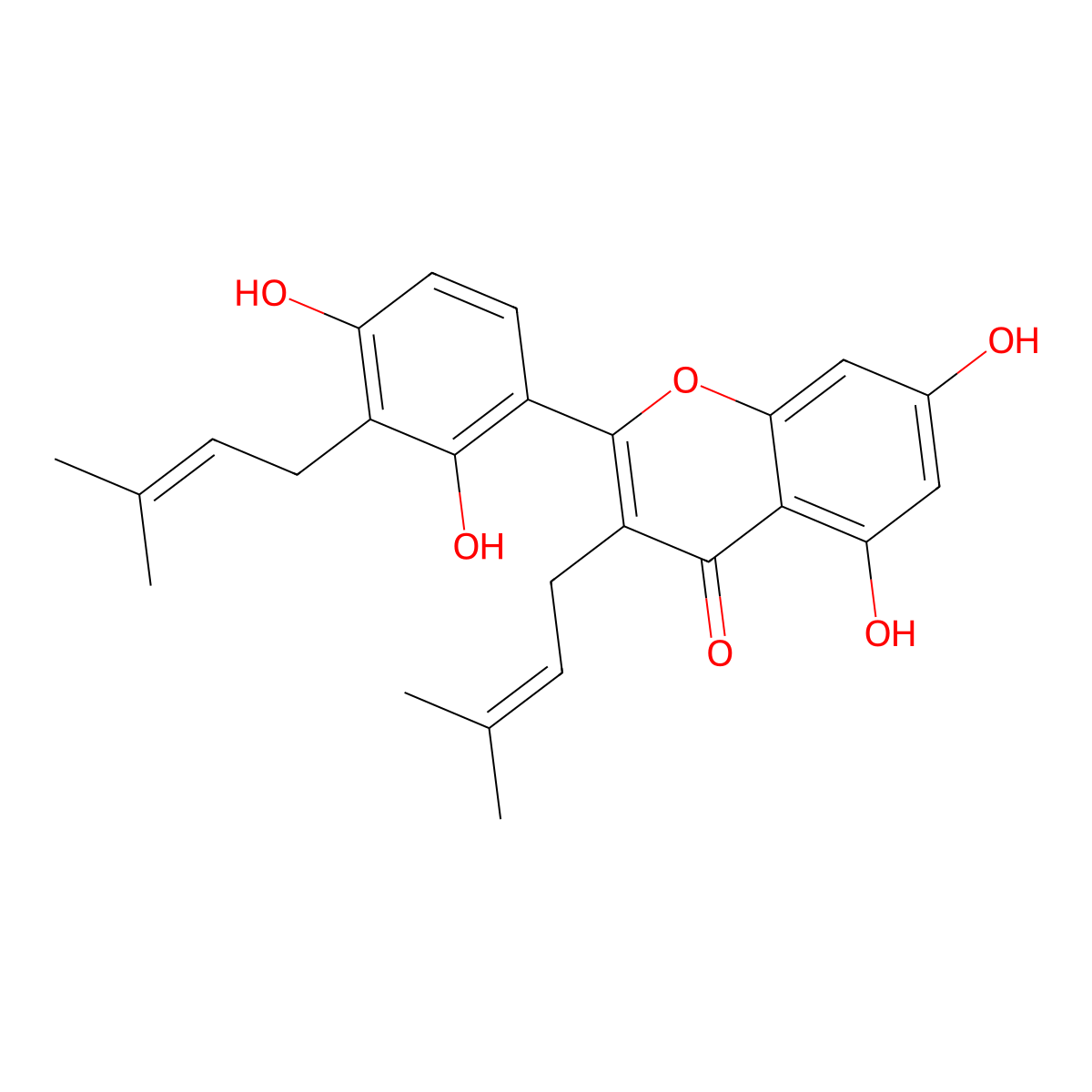 Kuwanon T molecular structure, CAS 100187-66-4