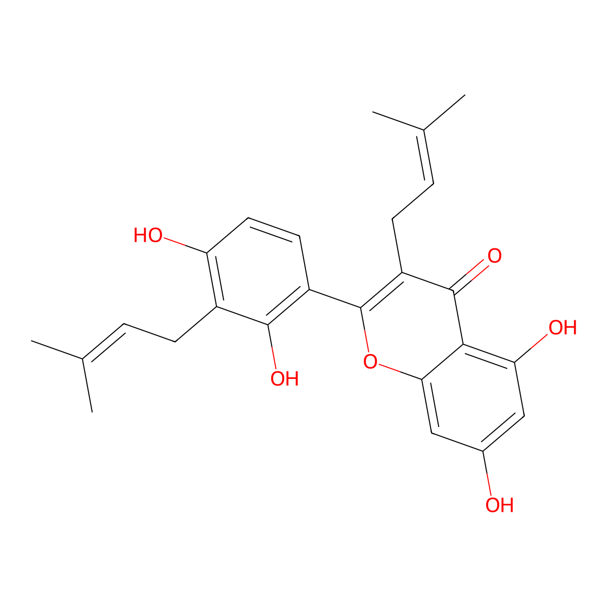 Kuwanon T molecular structure, CAS 100187-66-4
