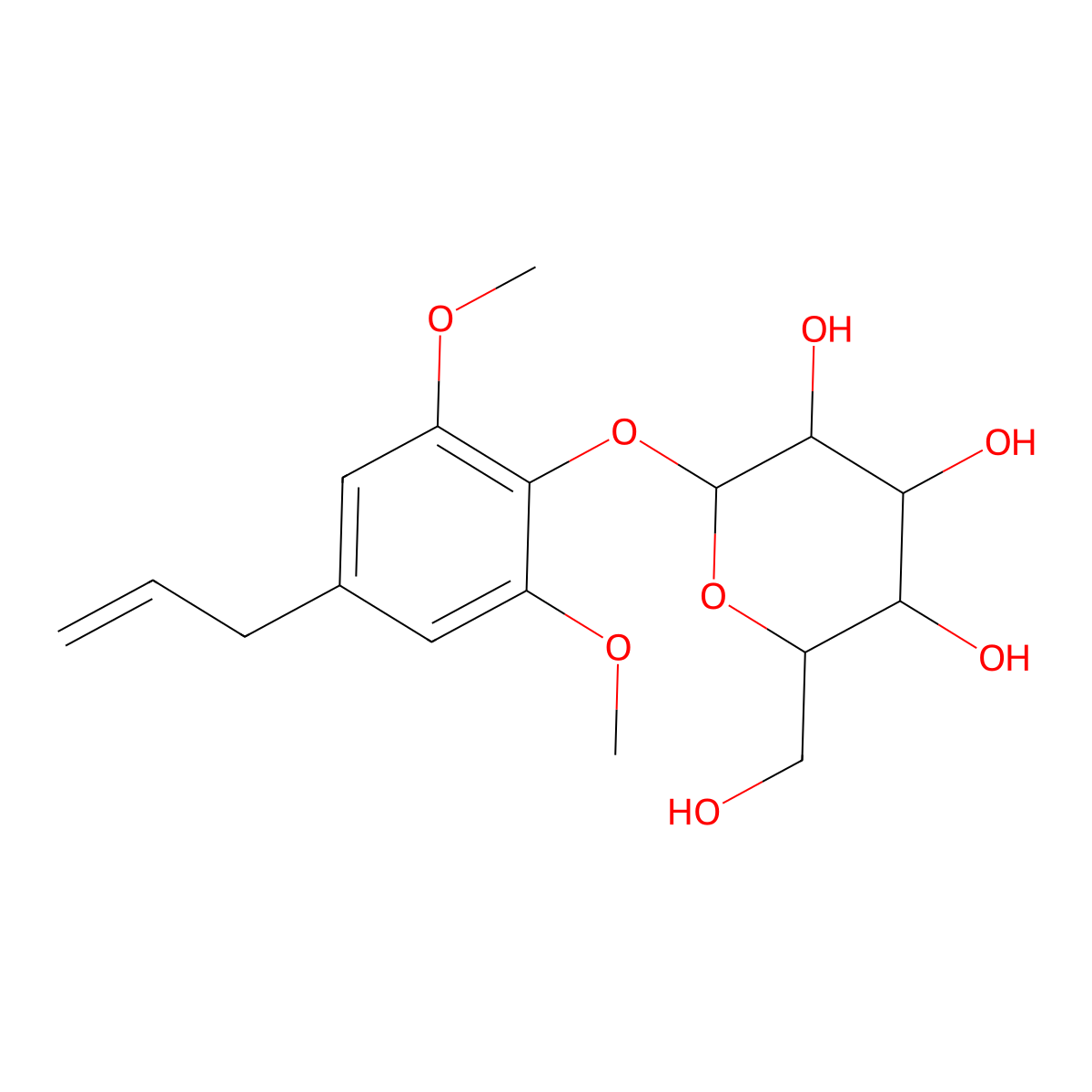 Erigeside II molecular structure, CAS 100187-70-0