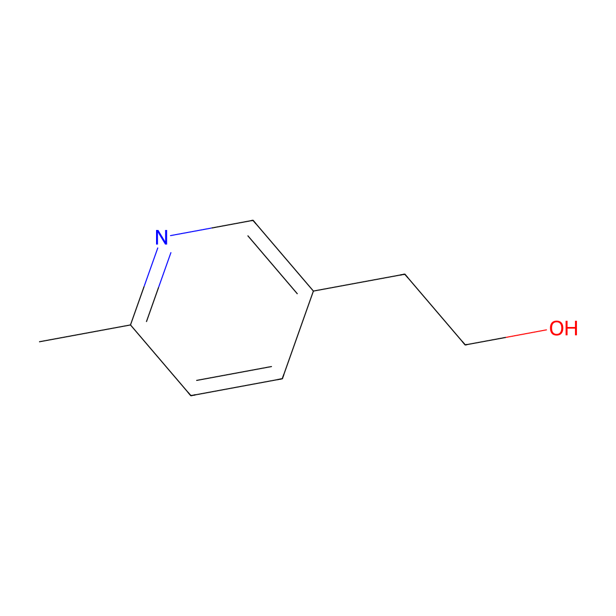 6-methyl-3-Pyridineethanol molecular structure, CAS 100189-17-1