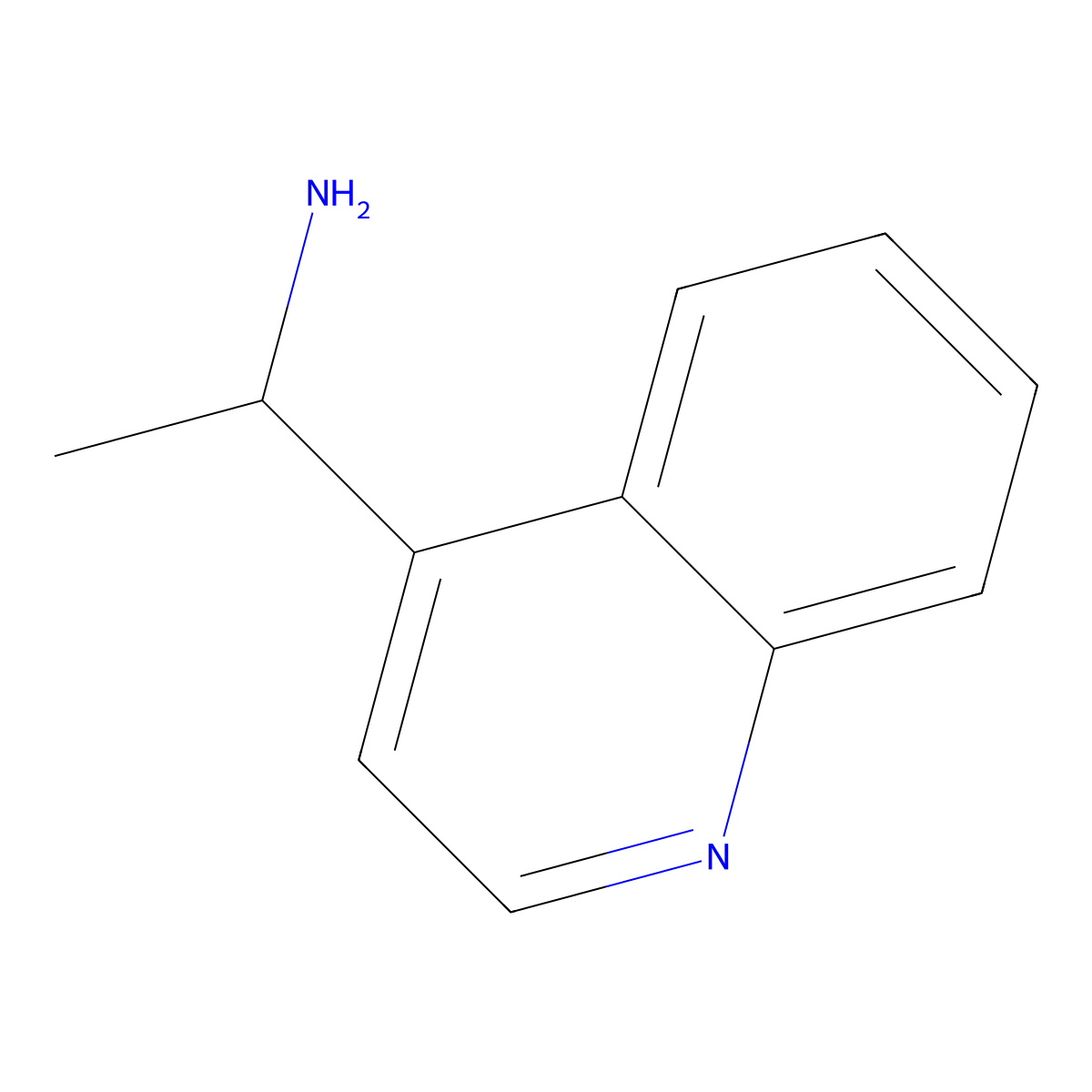 (R)-1-(quinolin-4-yl)ethanamine molecular structure, CAS 1001906-55-3