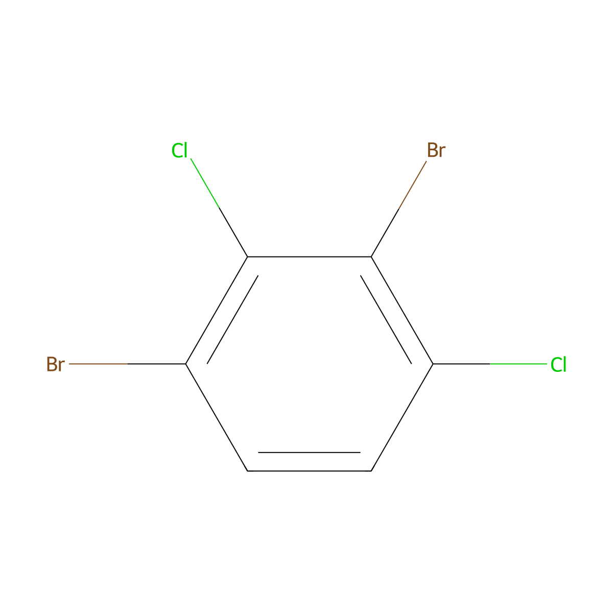 1,3-Dibromo-2,4-dichlorobenzene molecular structure, CAS 100191-19-3