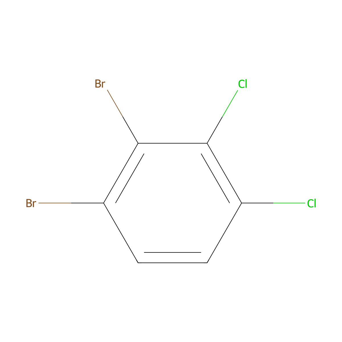1,2-dibromo-3,4-dichlorobenzene molecular structure, CAS 100191-48-8