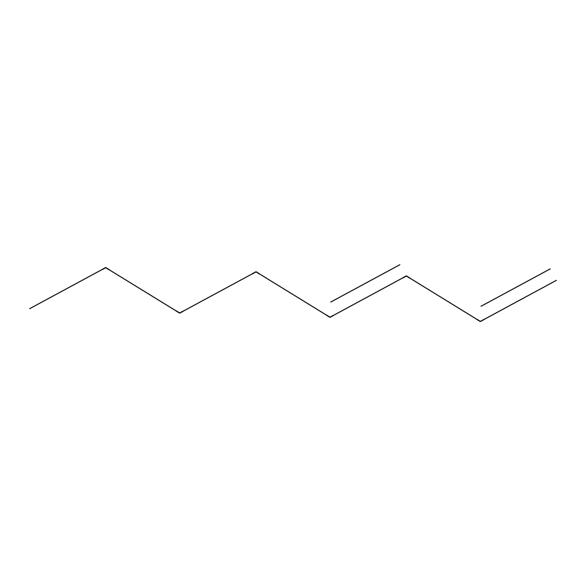 1,3-Octadiene molecular structure, CAS 1002-33-1