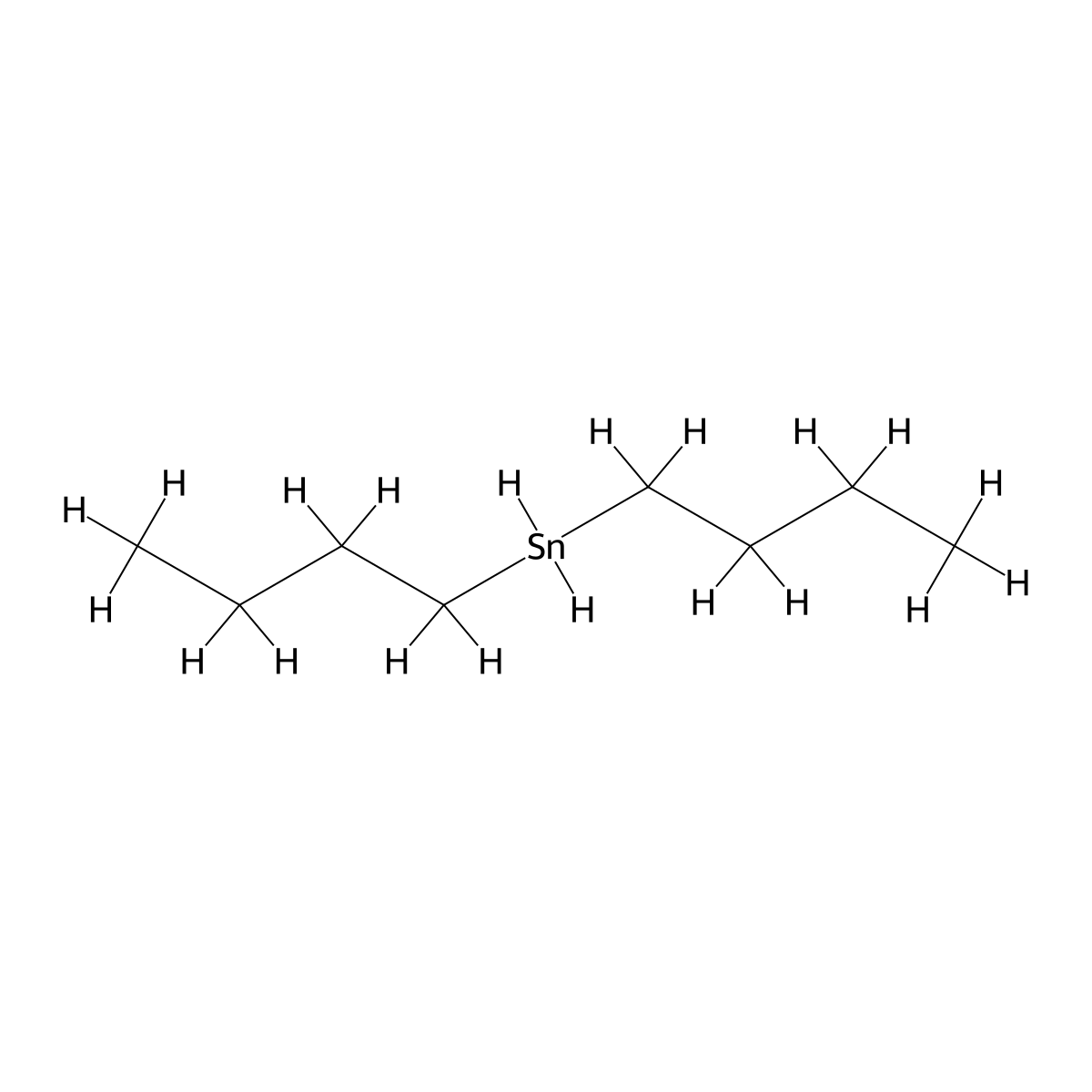 Dibutylstannane molecular structure, CAS 1002-53-5