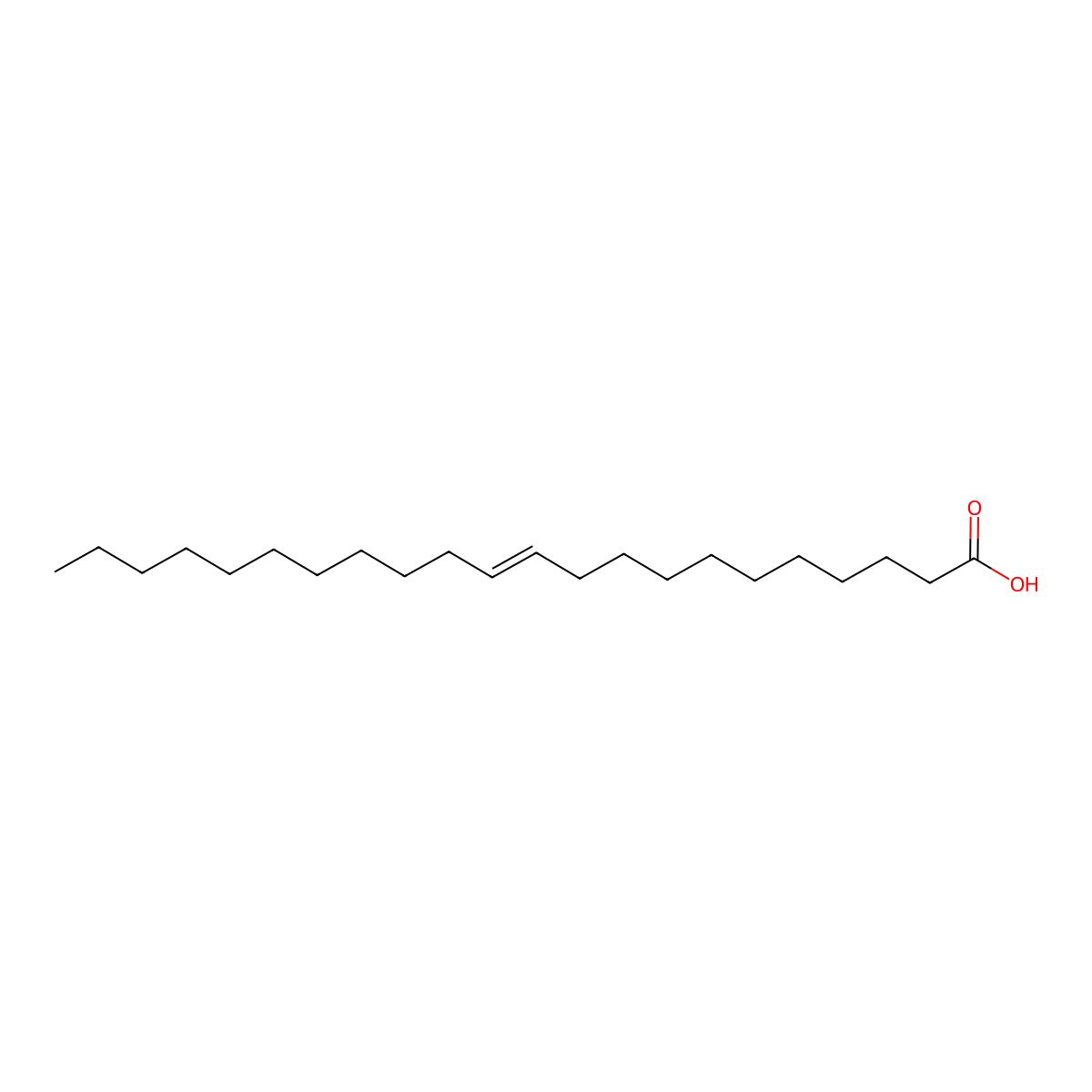Cetoleic Acid molecular structure, CAS 1002-96-6