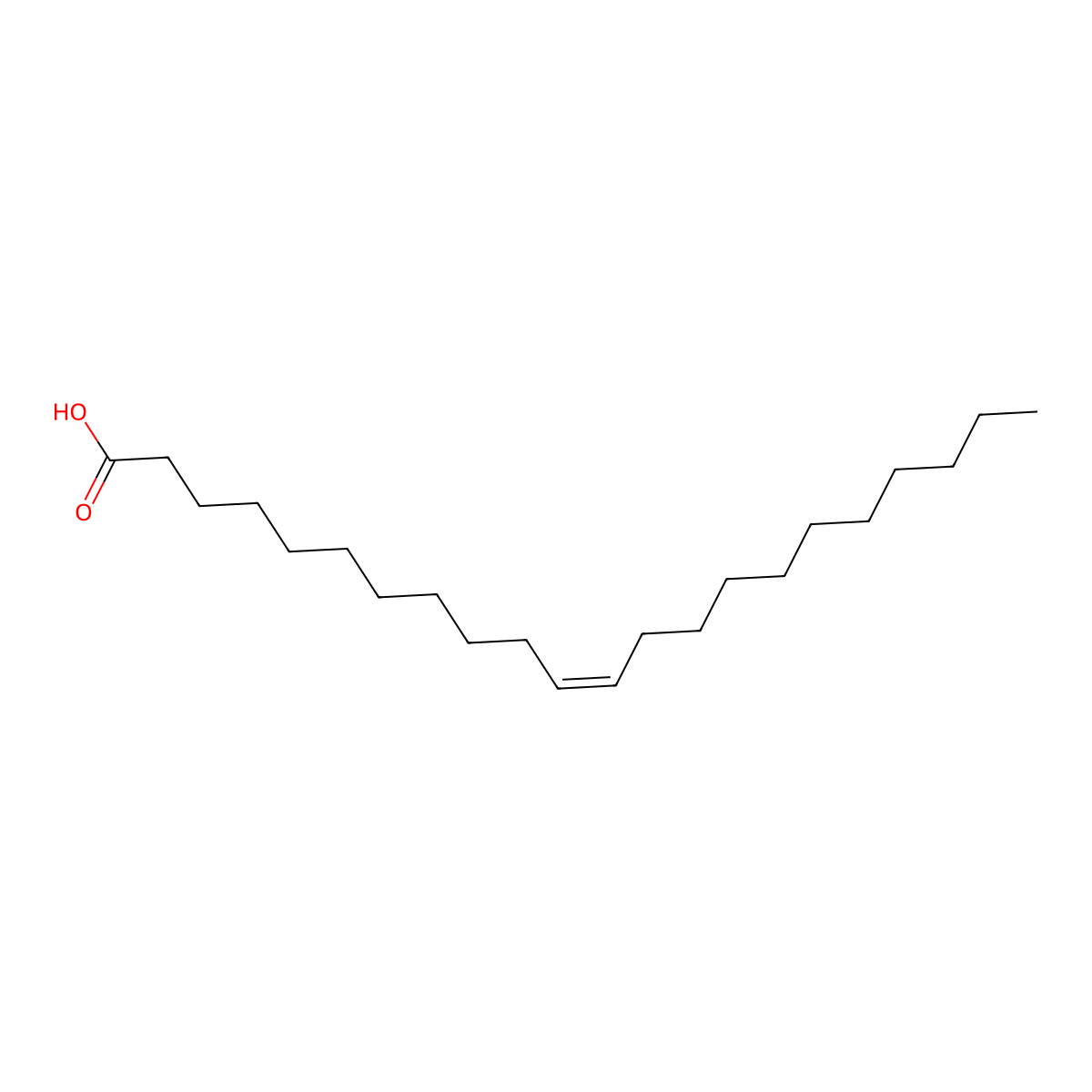 Cetoleic Acid molecular structure, CAS 1002-96-6