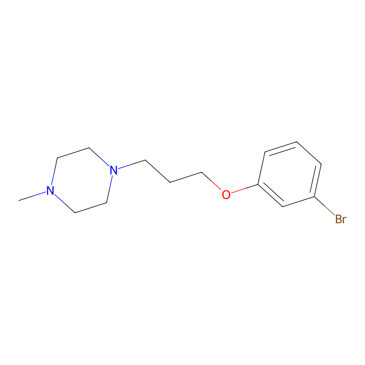 1-(3-(3-Bromophenoxy)propyl)-4-methylpiperazine molecular structure, CAS 1002057-88-6