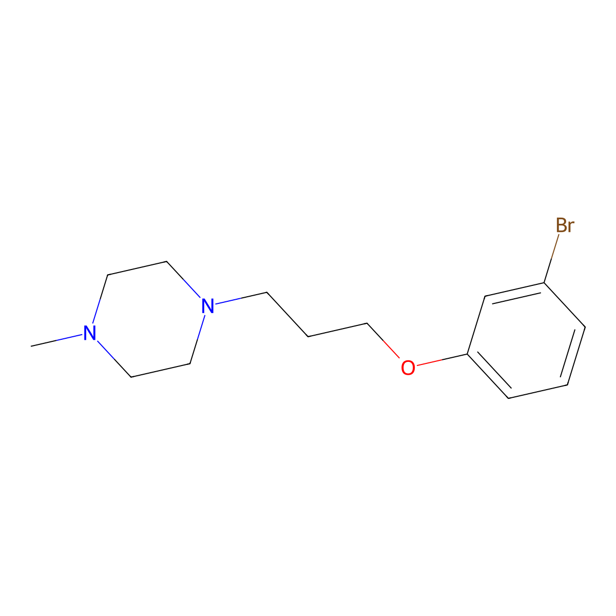 1-(3-(3-Bromophenoxy)propyl)-4-methylpiperazine molecular structure, CAS 1002057-88-6