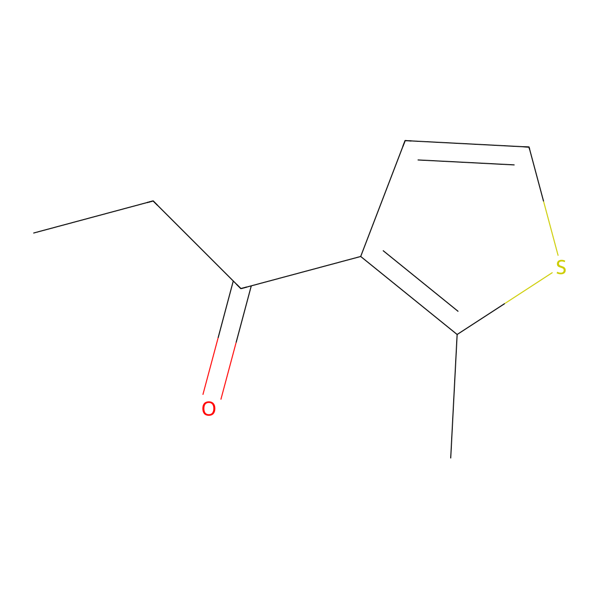 1-(2-Methylthiophen-3-yl)propan-1-one molecular structure, CAS 100207-46-3