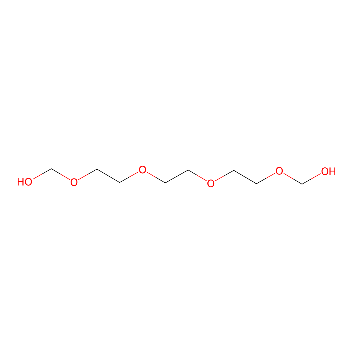 2,5,8,11-Tetraoxadodecane-1,12-diol molecular structure, CAS 100208-39-7
