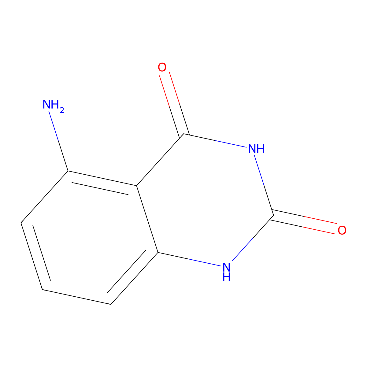 5-Amino-1,2,3,4-tetrahydroquinazoline-2,4-dione molecular structure, CAS 1002097-16-6