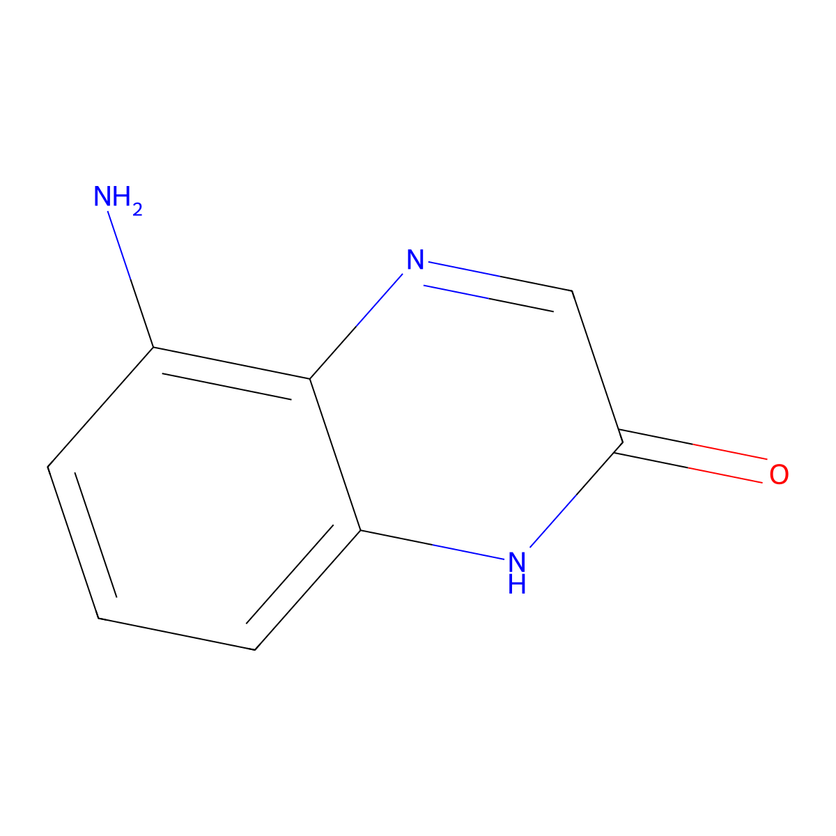 5-Aminoquinoxalin-2(1H)-one molecular structure, CAS 1002129-56-7