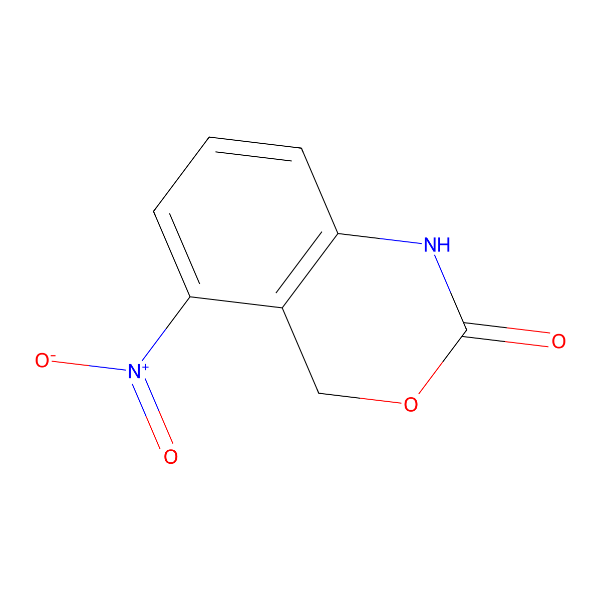 5-Nitro-1H-benzo[d][1,3]oxazin-2(4H)-one molecular structure, CAS 1002129-70-5