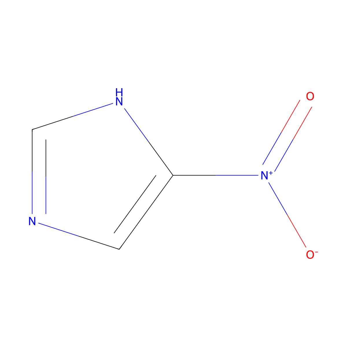 4-Nitroimidazole molecular structure, CAS 100214-79-7