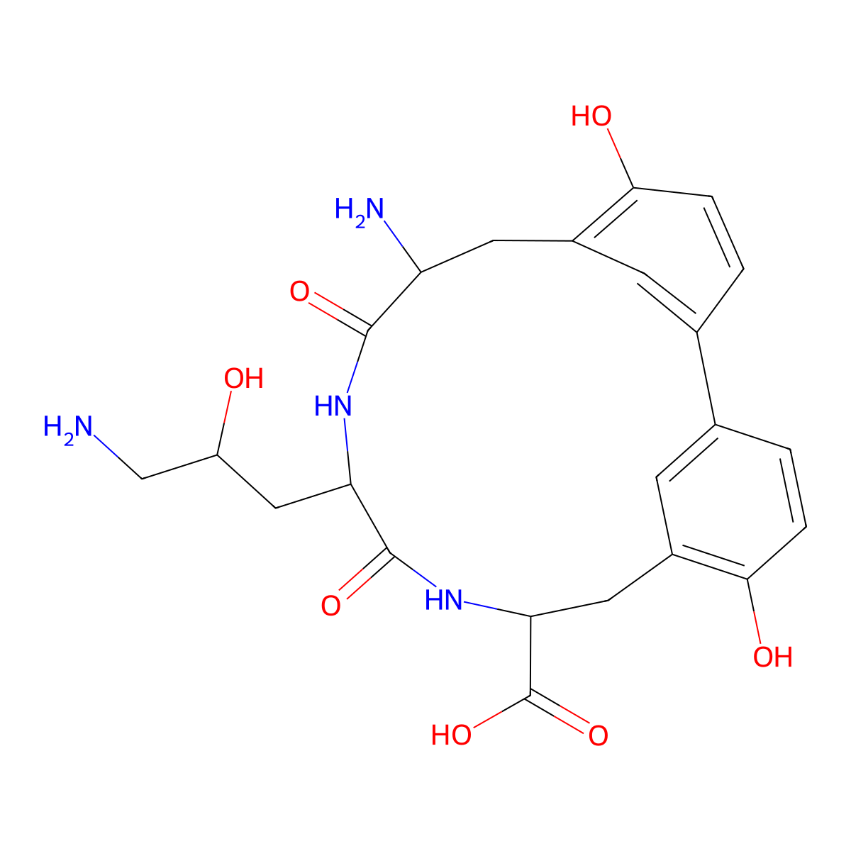 Biphenomycin B molecular structure, CAS 100217-74-1