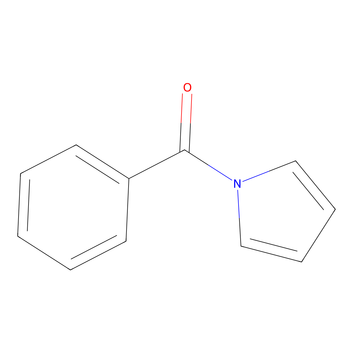 phenyl(1H-pyrrol-1-yl)methanone molecular structure, CAS 10022-83-0