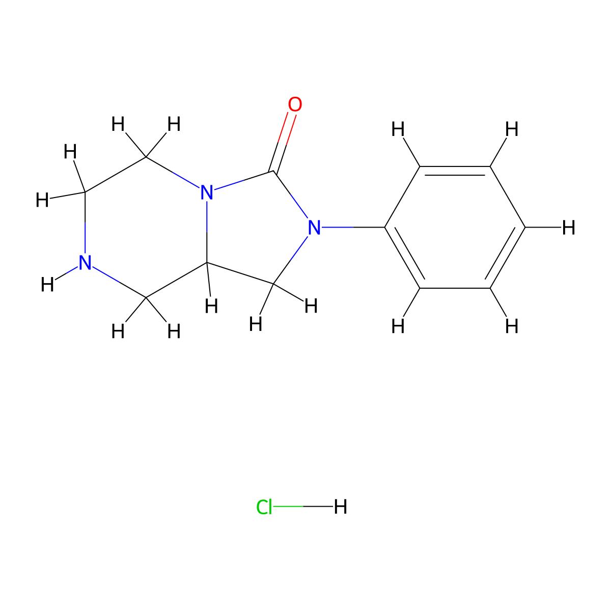 2-Phenyl-octahydroimidazo[1,5-a]pyrazin-3-one hydrochloride molecular structure, CAS 1002337-76-9