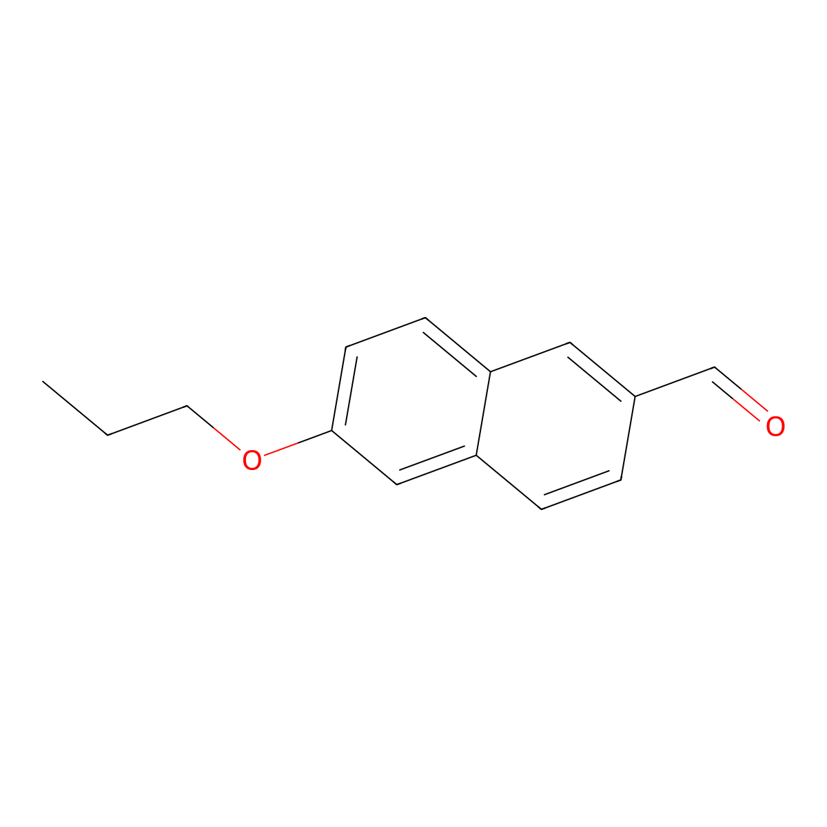 6-Propoxy-2-naphthaldehyde molecular structure, CAS 100234-29-5