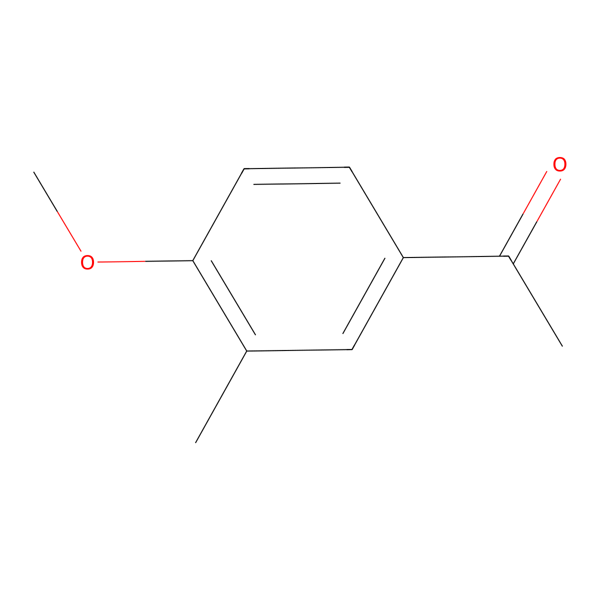 1-(4-Methoxy-3-methylphenyl)ethan-1-one molecular structure, CAS 10024-90-5