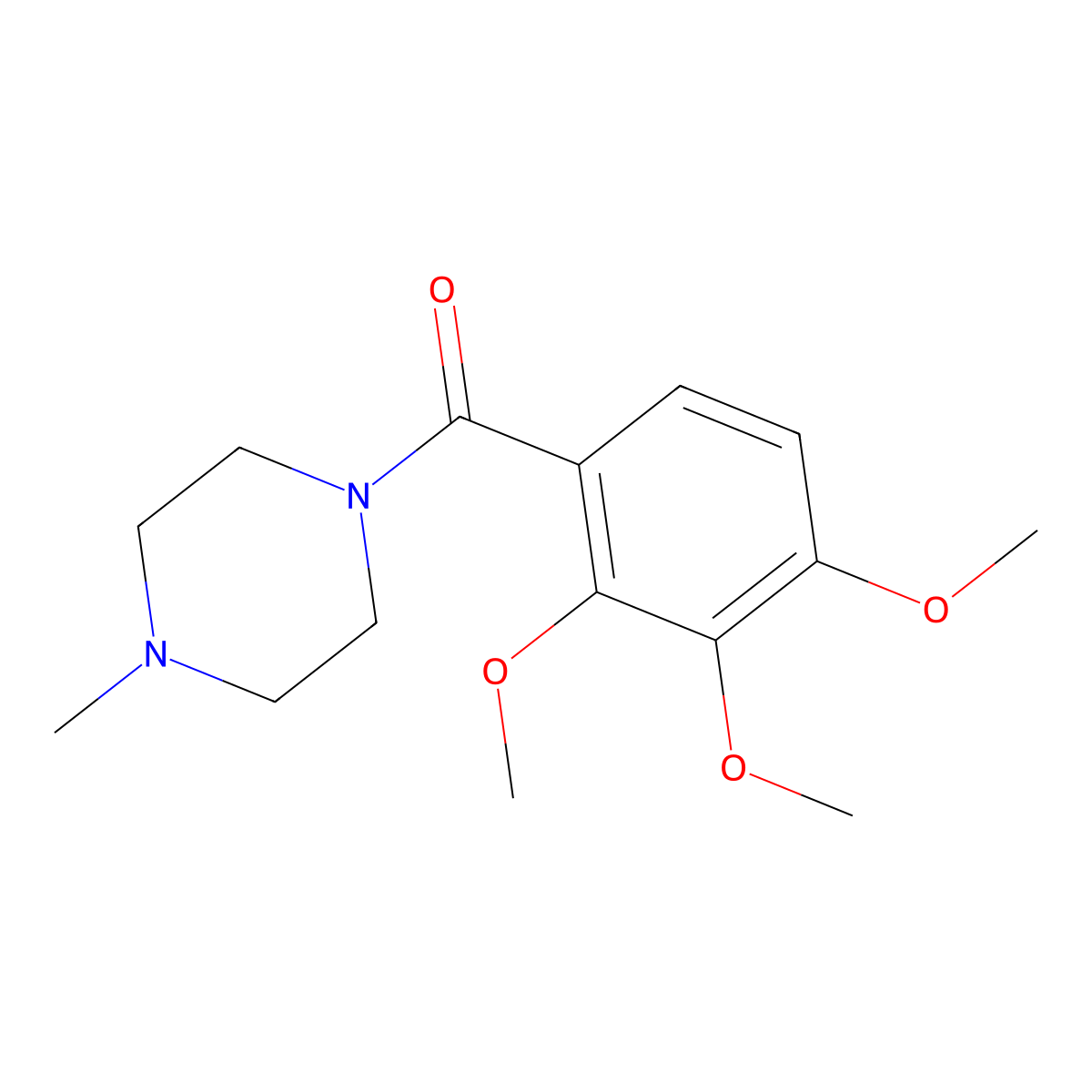 (4-MethylpiperaZin-1-yl)(2,3,4-trimethoxyphenyl)methanone molecular structure, CAS 1002470-89-4
