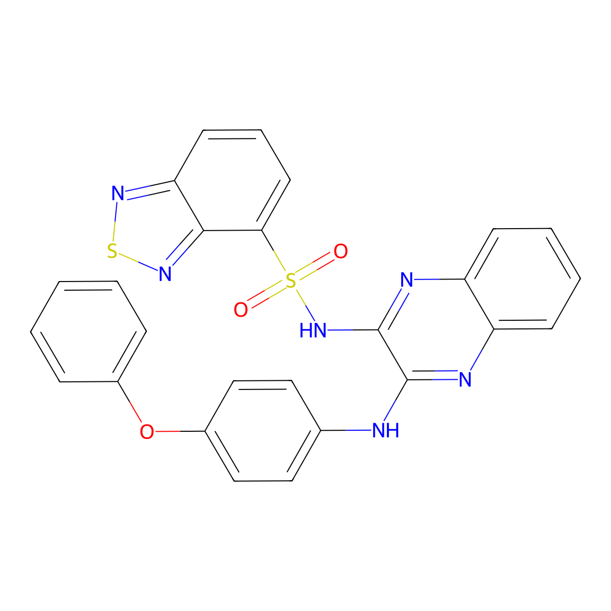 C26H18N6O3S2 molecular structure, CAS 1002539-24-3