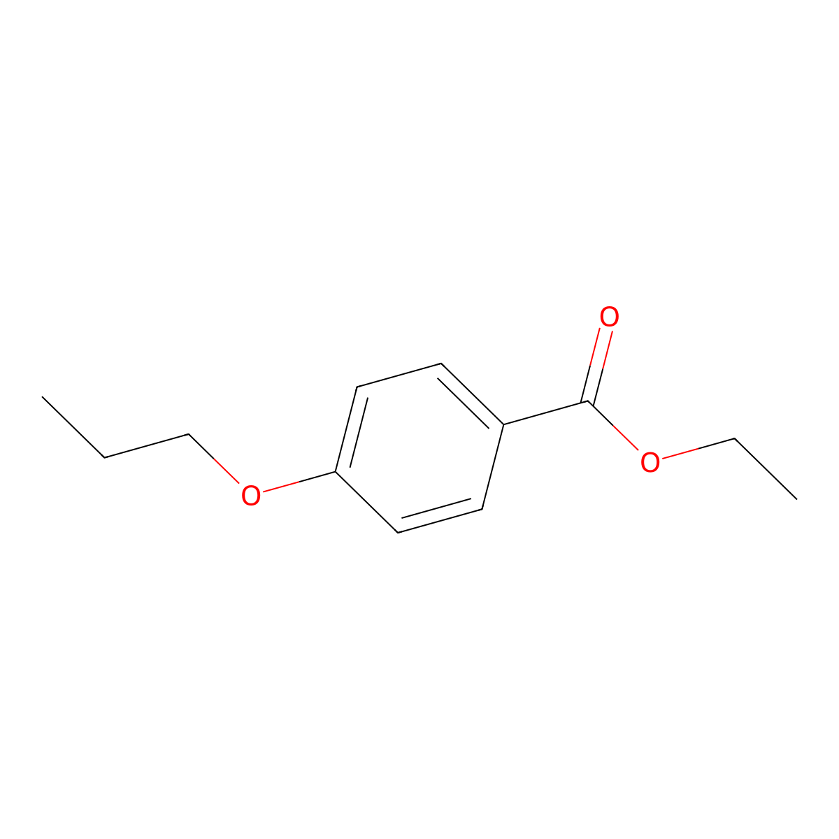 Ethyl 4-propoxybenzoate molecular structure, CAS 100256-94-8