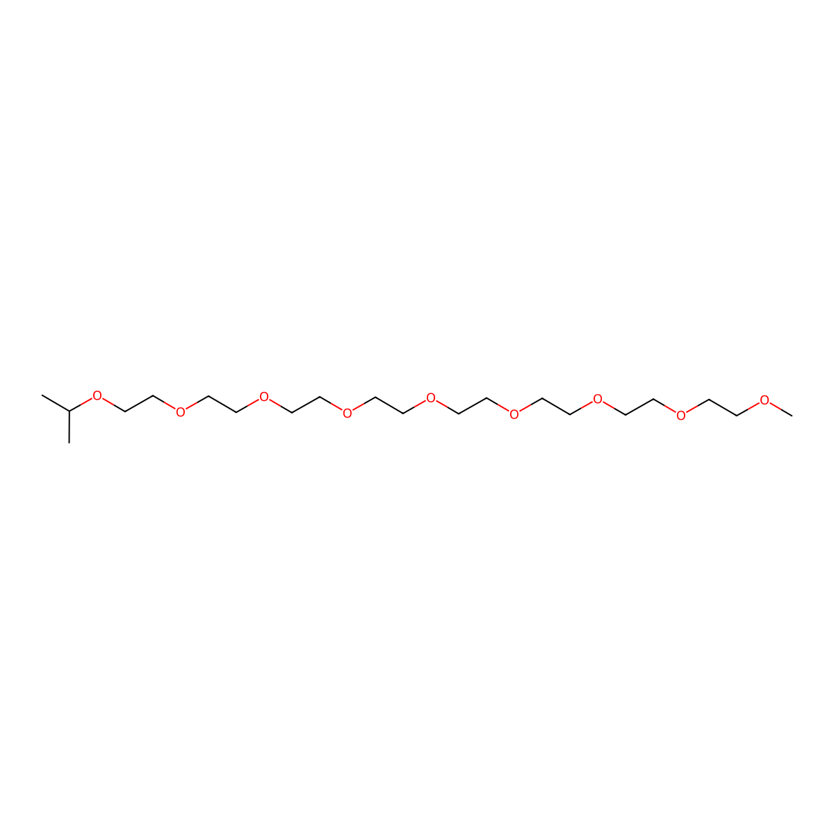 27-Methyl-2,5,8,11,14,17,20,23,26-nonaoxaoctacosane molecular structure, CAS 100258-40-0