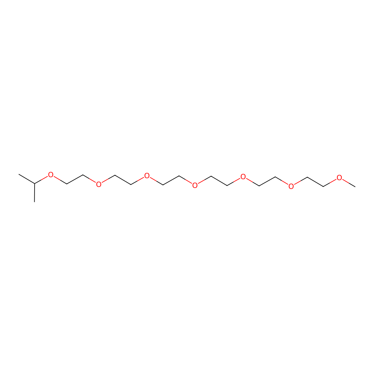 21-Methyl-2,5,8,11,14,17,20-heptaoxadocosane molecular structure, CAS 100258-43-3