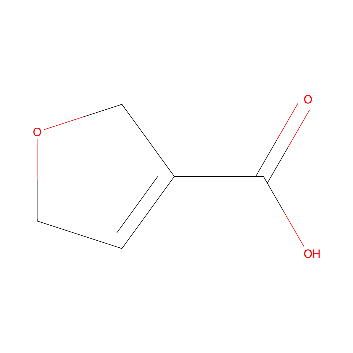 2,5-Dihydrofuran-3-carboxylic acid molecular structure, CAS 1002728-73-5