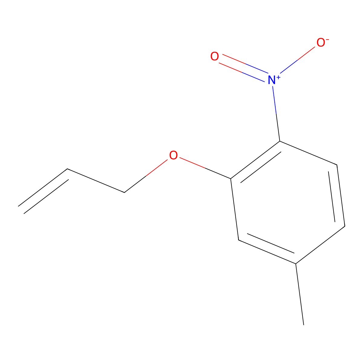 2-(Allyloxy)-4-methyl-1-nitrobenzene molecular structure, CAS 100278-66-8
