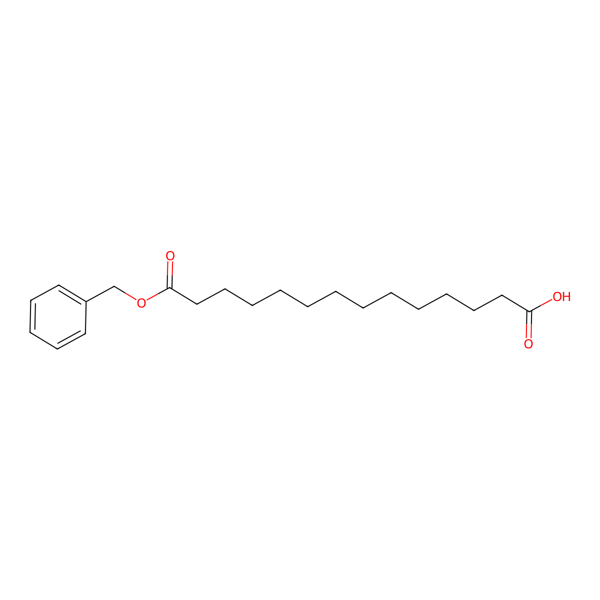 14-(Benzyloxy)-14-oxotetradecanoic acid molecular structure, CAS 100286-82-6