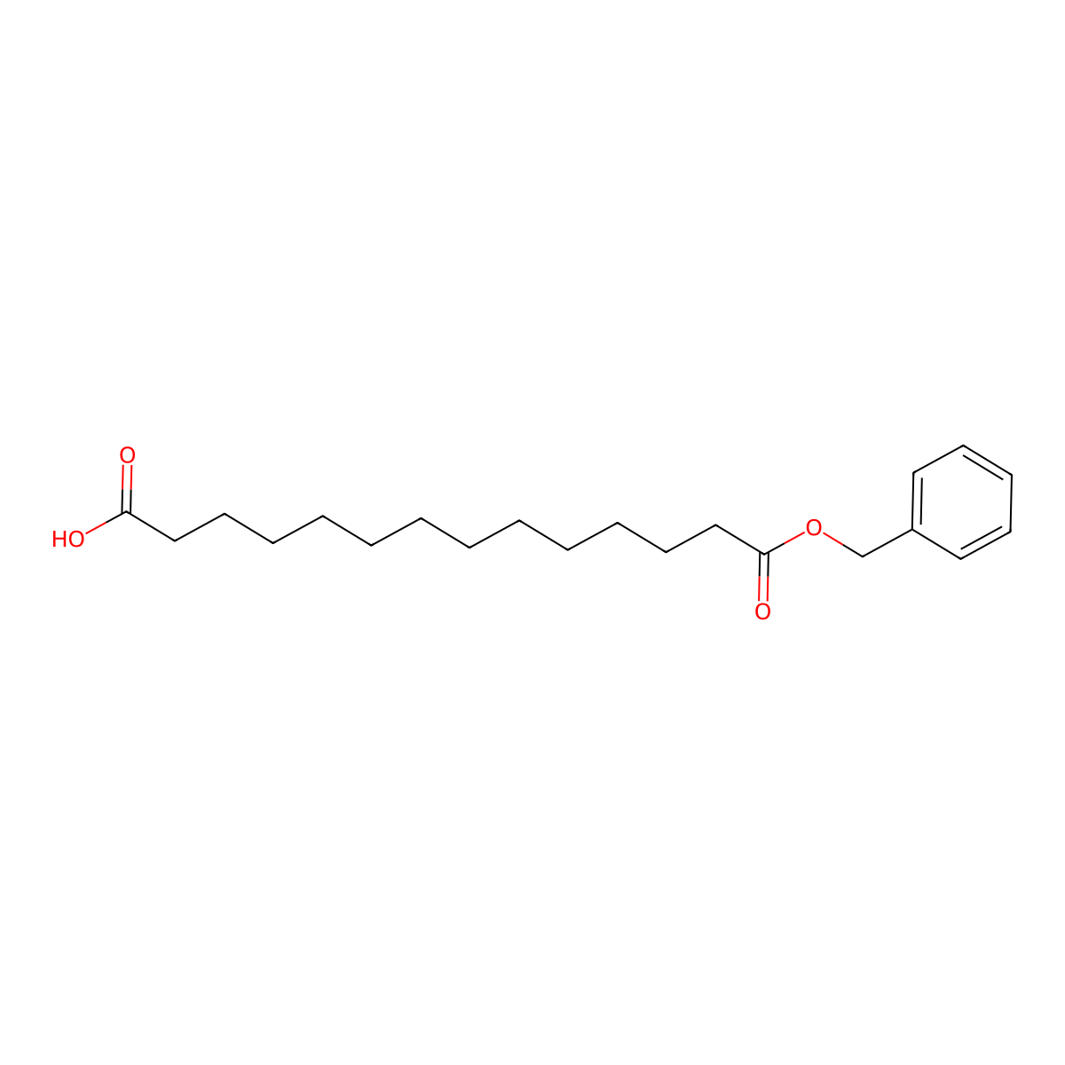 14-(Benzyloxy)-14-oxotetradecanoic acid molecular structure, CAS 100286-82-6