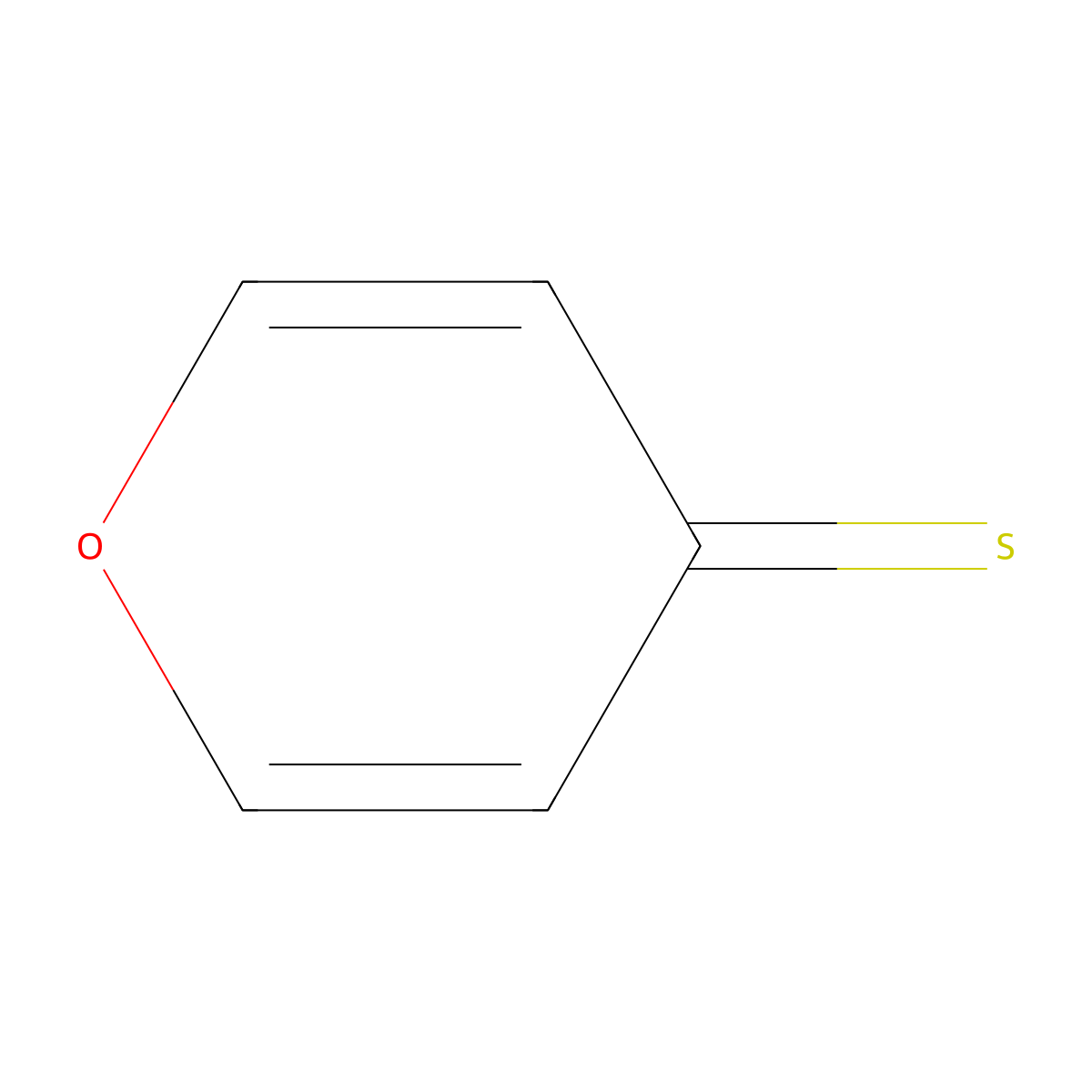4H-pyran-4-thione molecular structure, CAS 1003-41-4