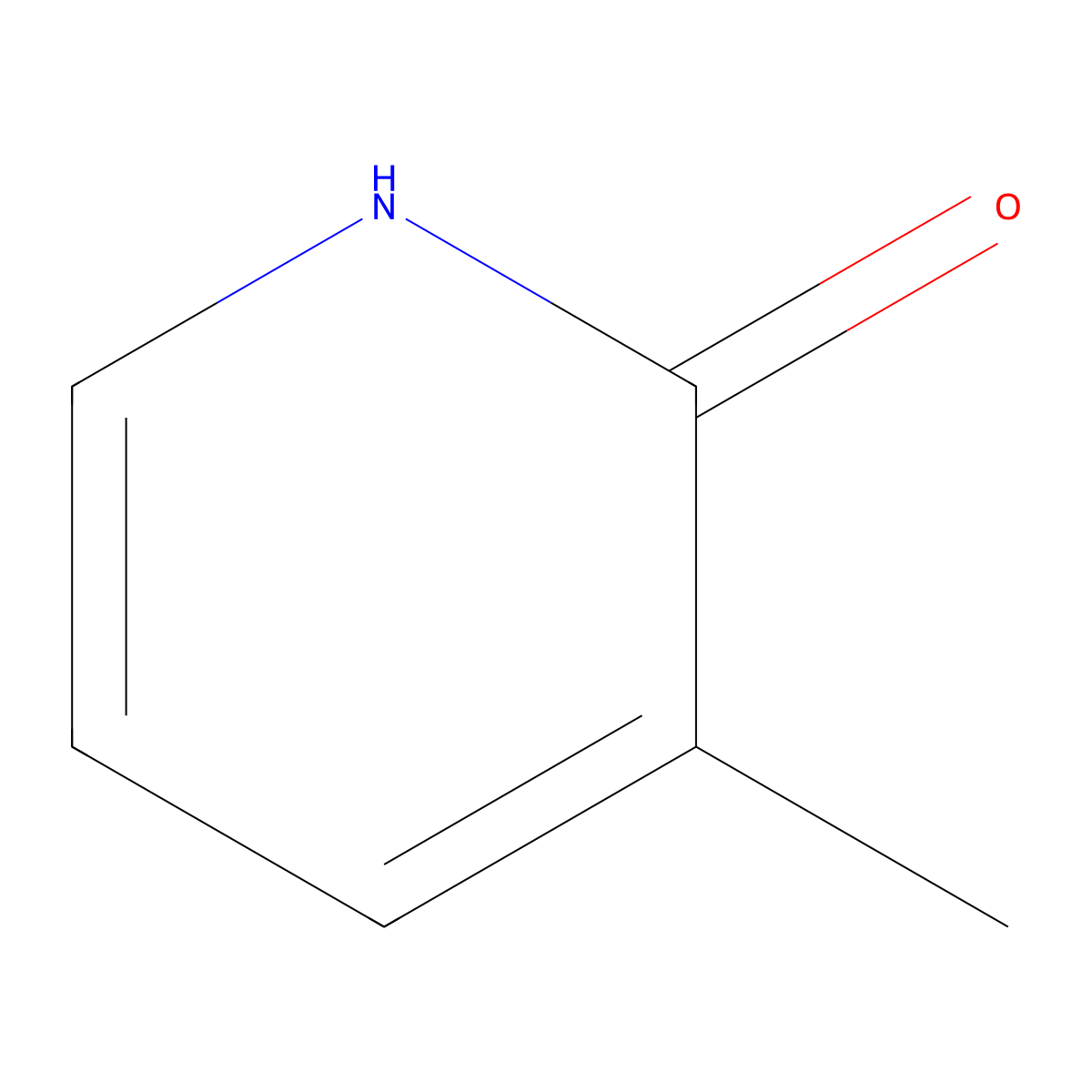 2-Hydroxy-3-methylpyridine molecular structure, CAS 1003-56-1