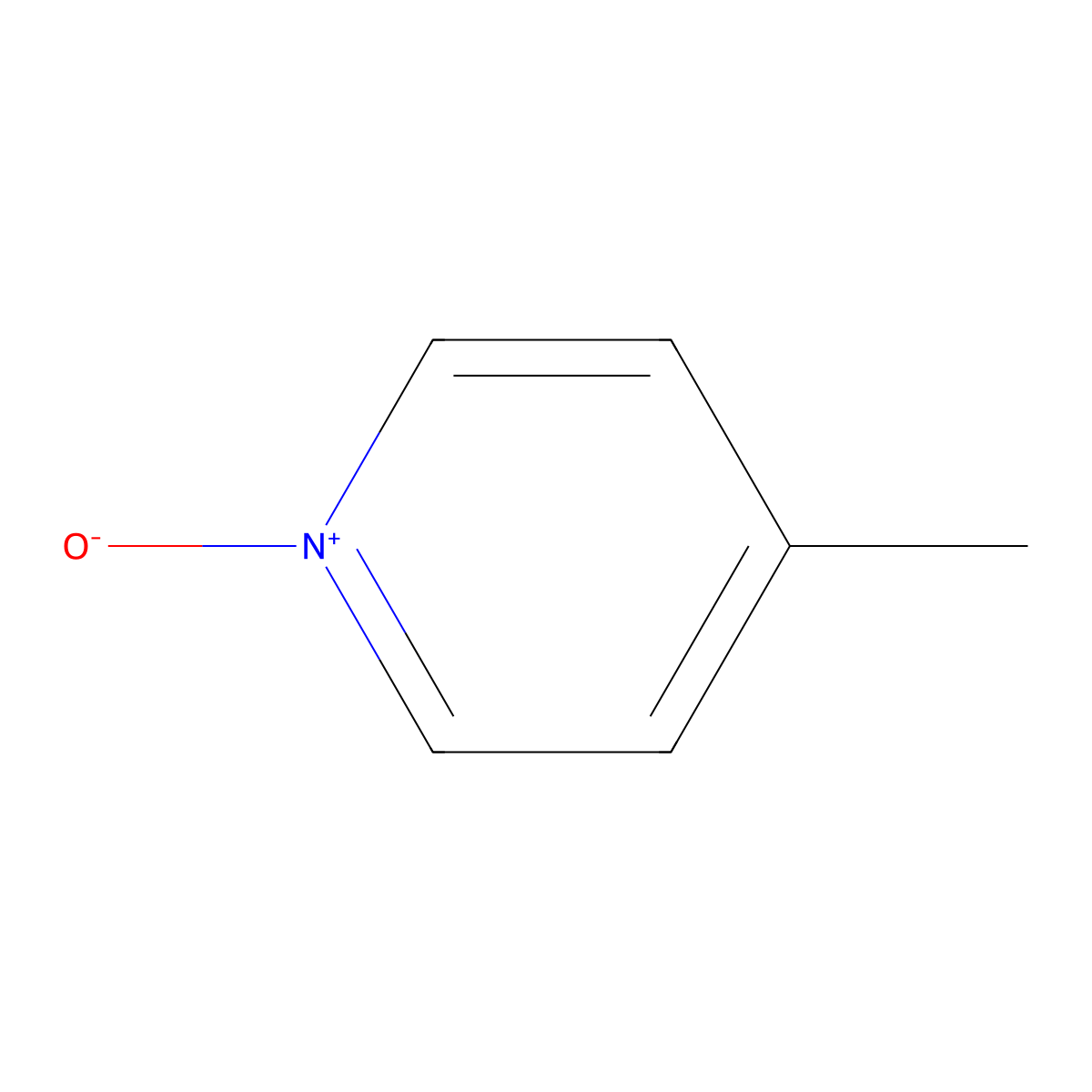 4-Picoline N-oxide molecular structure, CAS 1003-67-4