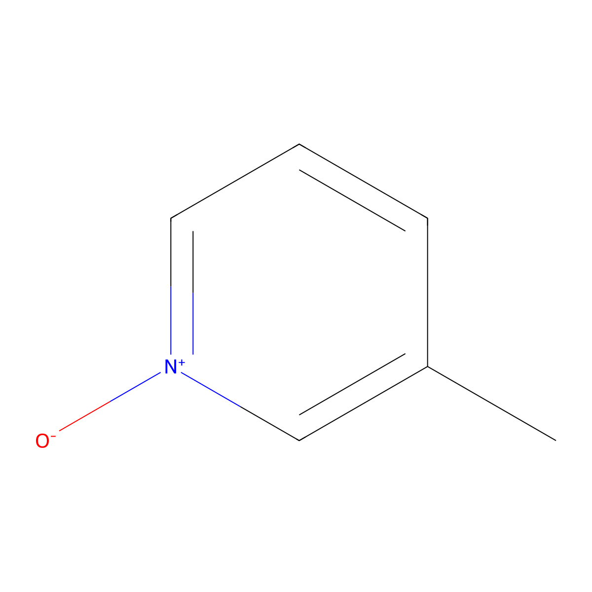 3-Picoline-N-oxide molecular structure, CAS 1003-73-2