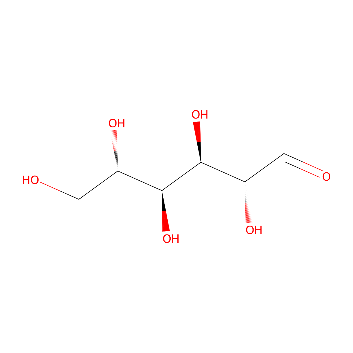 L-Mannose molecular structure, CAS 10030-80-5