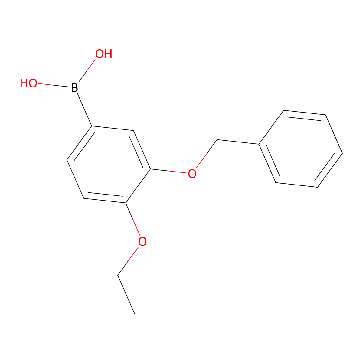 (3-(Benzyloxy)-4-ethoxyphenyl)boronic acid molecular structure, CAS 1003042-53-2