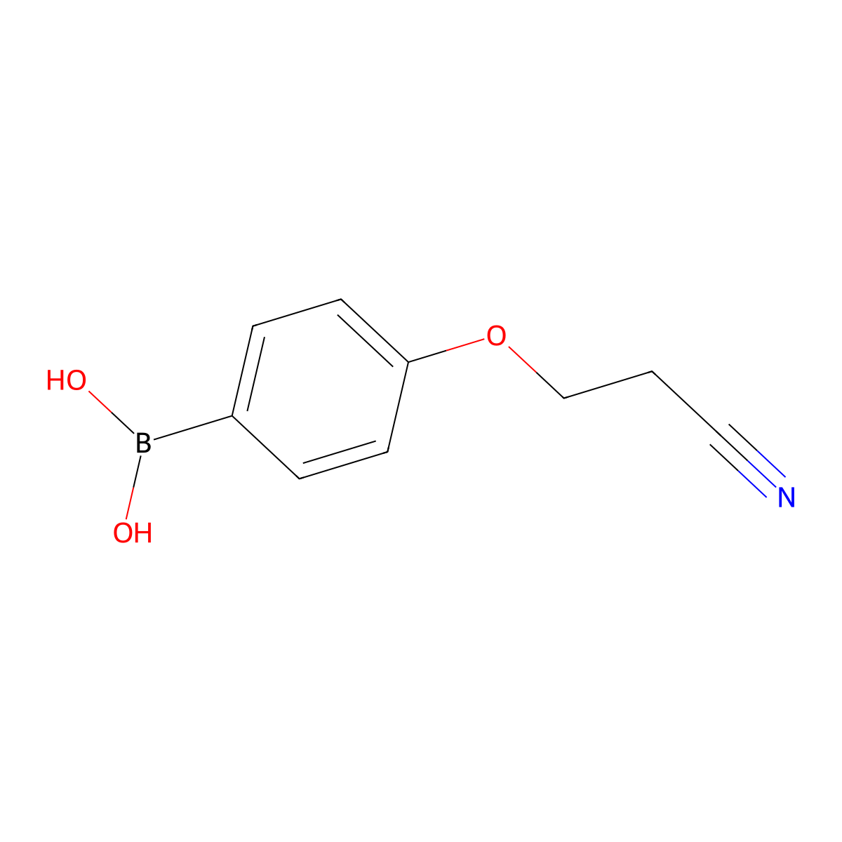 [4-(2-Cyanoethoxy)phenyl]boronic acid molecular structure, CAS 1003042-62-3