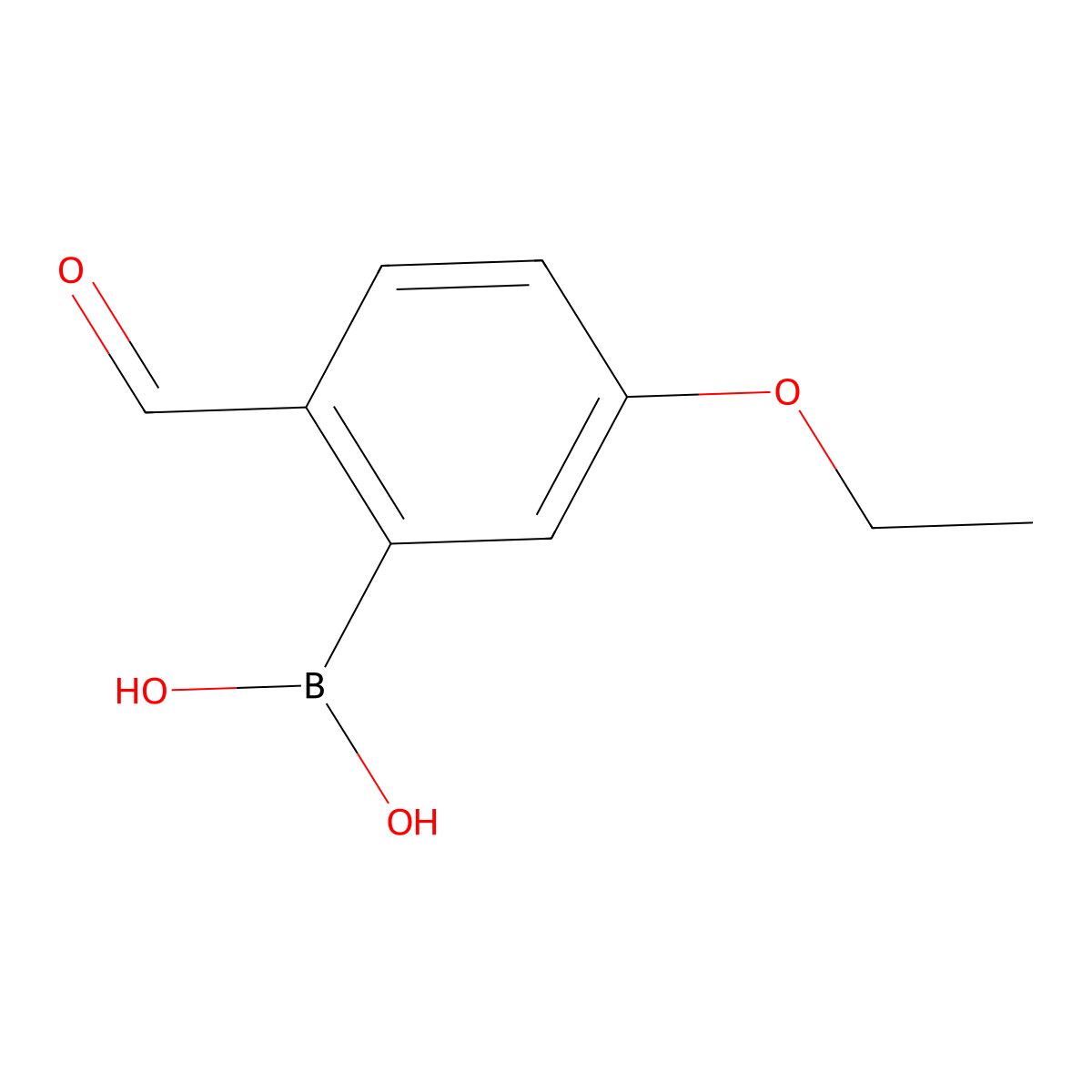 (5-Ethoxy-2-formylphenyl)boronic acid molecular structure, CAS 1003042-89-4